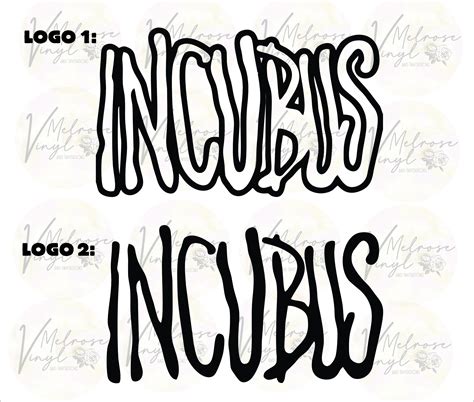 incubus sticker|white incubus stickers.